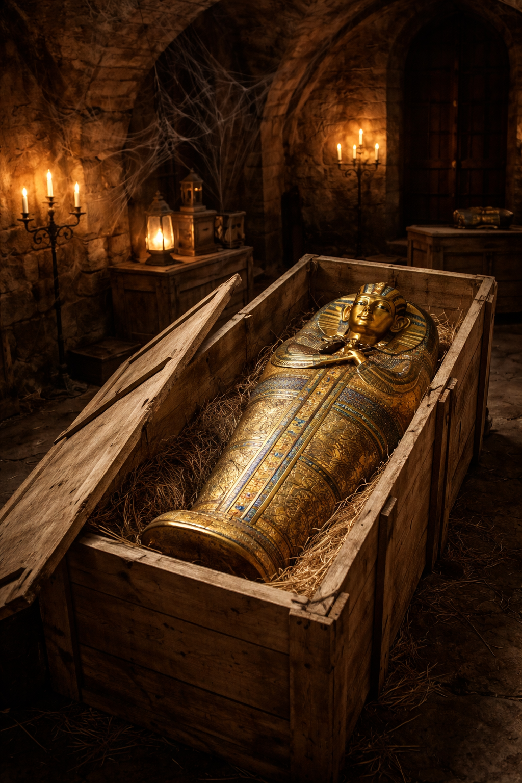 Crate used for props in films, tv shows, photo shoots